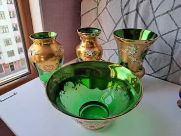 Vaza dəsti, Bogem şüşəsi lalafo.az -da Vaza dəsti, Bogem şüşəsi