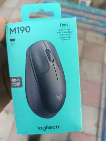 Logitech M190 simsiz siçan - Tam ölçülü, ergonomik dizayn – sağ və lalafo.az -da Logitech M190 simsiz siçan - Tam ölçülü, ergonomik dizayn – sağ və