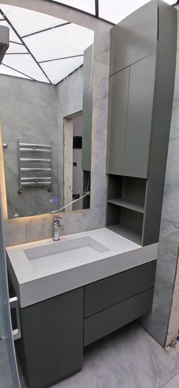 Cмесители для душа: Məhsul: Hamam mebeli və aksesuarları dəsti Təsvir: - Müasir dizaynlı at lalafo.az — 2 Cмесители для душа: Məhsul: Hamam mebeli və aksesuarları dəsti Təsvir: - Müasir dizaynlı — 2