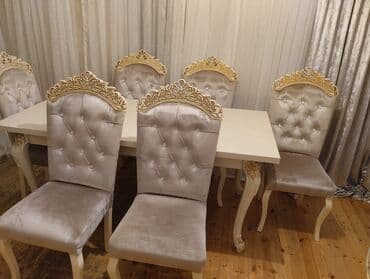Qonaq otağı üçün, 6 stul lalafo.az -da — 4 Qonaq otağı üçün, 6 stul — 4