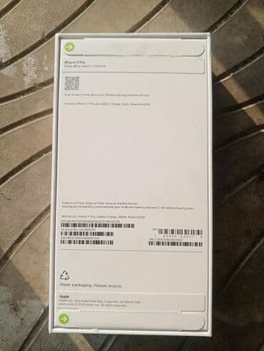 IPhone 17 Pro, 256 GB, Narıncı, Barmaq izi, Face ID lalafo.az -da IPhone 17 Pro, 256 GB, Narıncı, Barmaq izi, Face ID