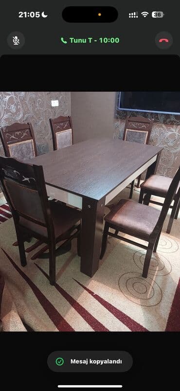 Masa dəsdi 180 azn MSa Təzədi stullar işlənib yaxşı vəziyyətdədi. Yeni lalafo.az -da Masa dəsdi 180 azn MSa Təzədi stullar işlənib yaxşı vəziyyətdədi. Yeni