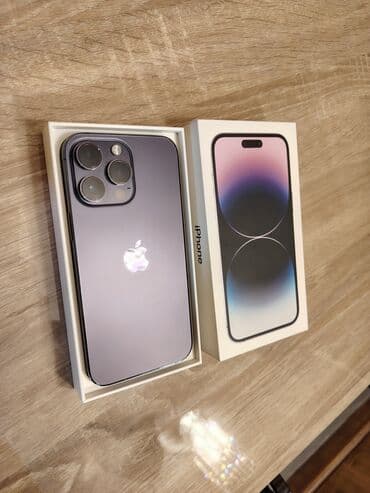IPhone 14 Pro Max, 128 GB, Deep Purple, Face ID lalafo.az -da IPhone 14 Pro Max, 128 GB, Deep Purple, Face ID