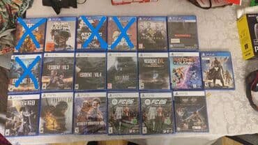 Playstation 4 playstation 5 oyunlar çoxusu təzə bağlamada qalan 3-4 lalafo.az -da Playstation 4 playstation 5 oyunlar çoxusu təzə bağlamada qalan 3-4