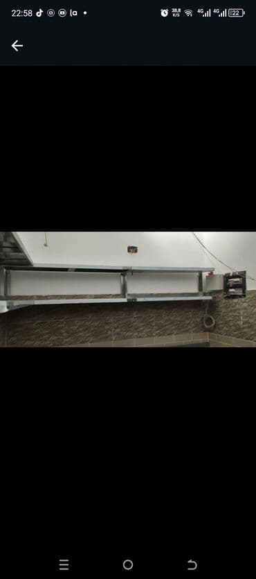 Nerjaveykalar: Paslanmayan metaldan hazırlanmış, divara bərkidilən rəflər. Mətbəx lalafo.az -da — 6 Nerjaveykalar: Paslanmayan metaldan hazırlanmış, divara bərkidilən rəflər. Mətbəx — 6