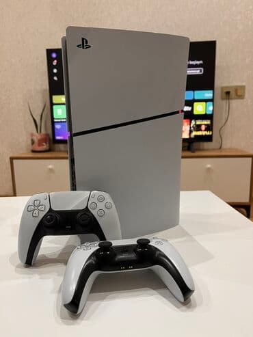 Sony PlayStation 5 Slim 1TB - 2 ədəd DualSense pultu - Öz qutusu - lalafo.az -da Sony PlayStation 5 Slim 1TB - 2 ədəd DualSense pultu - Öz qutusu -
