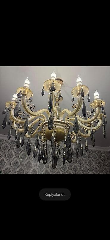 Çılçıraq, 8 lampa, Şüşə lalafo.az -da Çılçıraq, 8 lampa, Şüşə