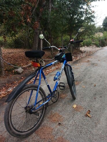 Şəhər və kənd yolları üçün təchiz olunmuş mavi velosiped lalafo.az -da Şəhər və kənd yolları üçün təchiz olunmuş mavi velosiped