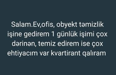 Təmizlik | Evlər | Ümumi təmizlik lalafo.az -da Təmizlik | Evlər | Ümumi təmizlik