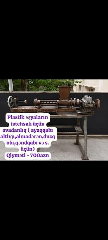 Plastik əşyaların istehsalı üçün avadanlıq ( ayaqqabı lalafo.az -da Plastik əşyaların istehsalı üçün avadanlıq ( ayaqqabı