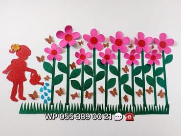 Şəkilləri çevirin zəhmət olmasa. Sinif otağı, bağça dekorları. XARI lalafo.az -da Şəkilləri çevirin zəhmət olmasa. Sinif otağı, bağça dekorları. XARI