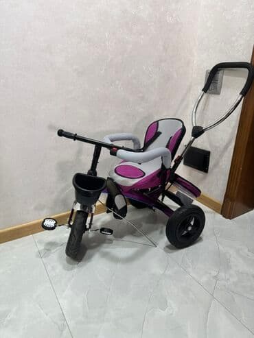 Uşaq üçtəkərli velosipedi – bənövşəyi/çəhrayı rəng çalarlarında.Az lalafo.az -da Uşaq üçtəkərli velosipedi – bənövşəyi/çəhrayı rəng çalarlarında.Az