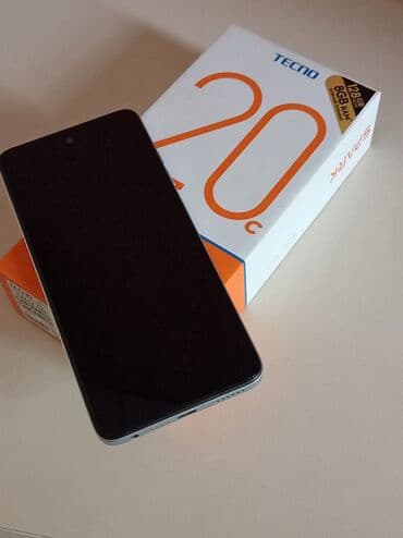 Tecno Spark 20C, 128 GB, rəng - Gümüşü, Barmaq izi lalafo.az -da Tecno Spark 20C, 128 GB, rəng - Gümüşü, Barmaq izi