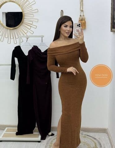 Off-shoulder uzun don – qış-payız üçün ideal. - Model: çiyindən lalafo.az -da Off-shoulder uzun don – qış-payız üçün ideal. - Model: çiyindən