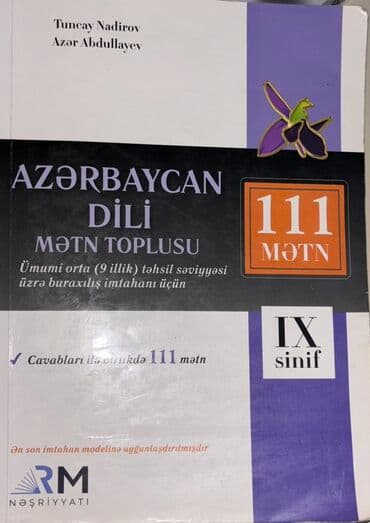 Məhsul: “Azərbaycan dili – Mətn toplusu (IX sinif)” Müəlliflər: Tuncay lalafo.az -da Məhsul: “Azərbaycan dili – Mətn toplusu (IX sinif)” Müəlliflər: Tuncay