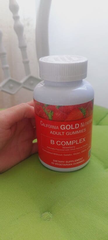 Məhsul: California Gold Nutrition Adult Gummies – B Complex - lalafo.az -da Məhsul: California Gold Nutrition Adult Gummies – B Complex -