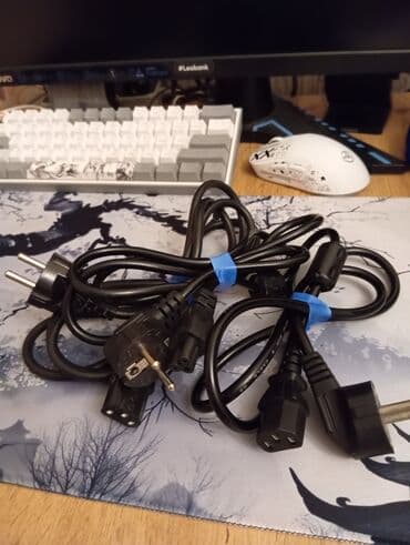 PC və monitor üçün şəbəkə kabelləri dəsti - Tip: IEC C13 lalafo.az -da PC və monitor üçün şəbəkə kabelləri dəsti - Tip: IEC C13