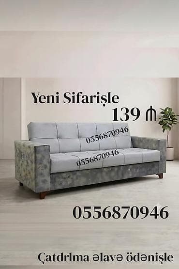 Диван, Новый, Раскладной, С подъемным механизмом, Ткань, Платная доставка at lalafo.az Диван, Новый, Раскладной, С подъемным механизмом, Ткань, Платная доставка