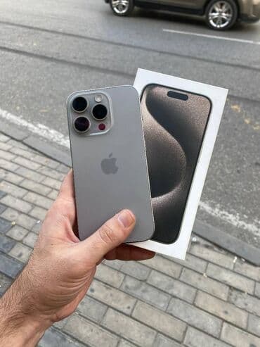 IPhone 15 Pro, 256 GB, Natural Titanium lalafo.az -da IPhone 15 Pro, 256 GB, Natural Titanium