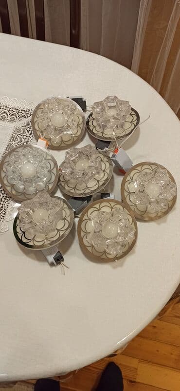 Tavan üçün dekorativ spot işıqlar dəsti təmirlə bağlı yenisini almışam lalafo.az -da Tavan üçün dekorativ spot işıqlar dəsti təmirlə bağlı yenisini almışam