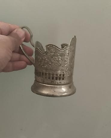 Məhsul: 2 dekorativ əşya dəsti 1) Metaldan fincan altlığı (stəkan lalafo.az -da Məhsul: 2 dekorativ əşya dəsti 1) Metaldan fincan altlığı (stəkan