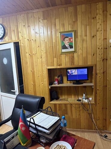 Офисные шкафы: Taxta örtüklü kabinet/ofis otağı – tam mebellə - Plan: bir otaqlı at lalafo.az — 5 Офисные шкафы: Taxta örtüklü kabinet/ofis otağı – tam mebellə - Plan: bir otaqlı — 5