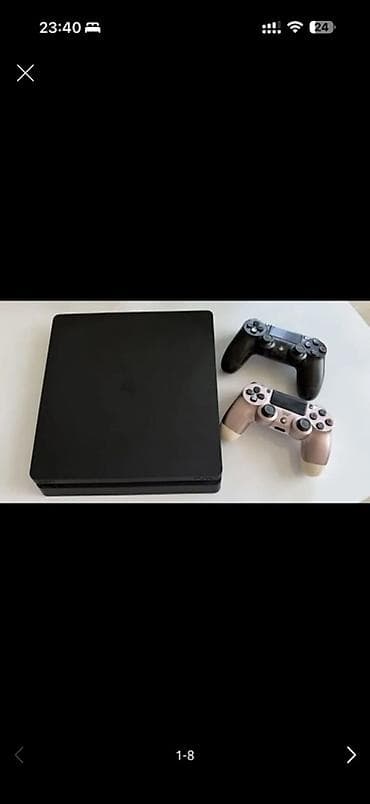 Sony PlayStation 4 Slim (model CUH-2116A) Продаётся отличный комплект at lalafo.az Sony PlayStation 4 Slim (model CUH-2116A) Продаётся отличный комплект