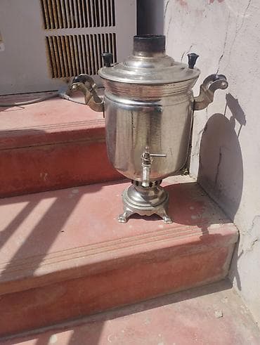 Əla vəziyyətdədi problemsiz samovardı az isdifadə olunub 5 litr su lalafo.az -da Əla vəziyyətdədi problemsiz samovardı az isdifadə olunub 5 litr su