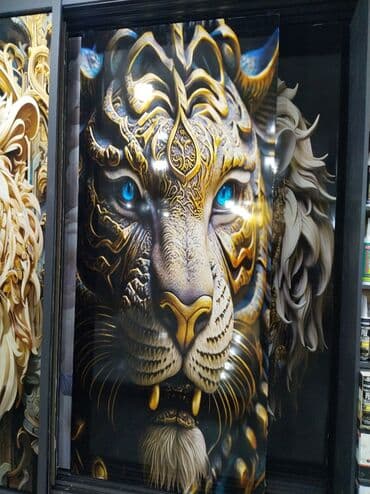 3D dekor panel – “Mistik Pələng” dizaynı - Material: parlaq səthli lalafo.az -da 3D dekor panel – “Mistik Pələng” dizaynı - Material: parlaq səthli