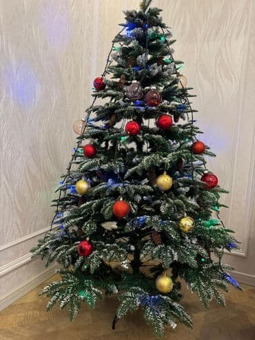 - Tip: süni Yeni il şam ağacı - Dizayn: budaqlarda ağ “qar” effekti lalafo.az -da - Tip: süni Yeni il şam ağacı - Dizayn: budaqlarda ağ “qar” effekti