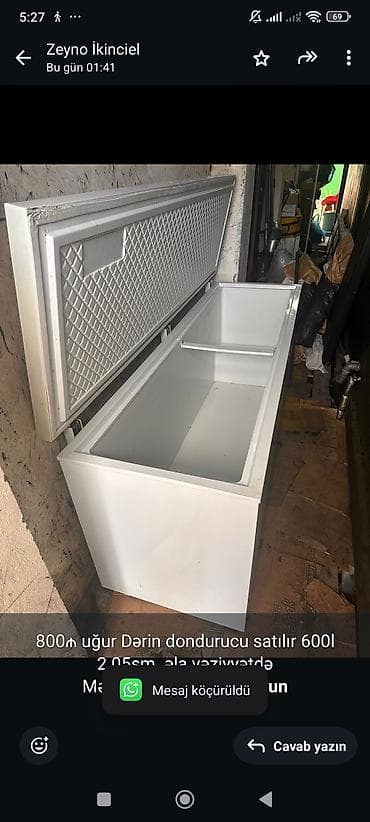 800₼ uğur Dərin dondurucu satılır 600l 2.05sm əla vəziyyətdə Mərdəkan lalafo.az -da 800₼ uğur Dərin dondurucu satılır 600l 2.05sm əla vəziyyətdə Mərdəkan