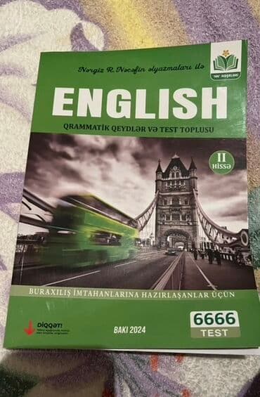 Məhsul: İngilis dili – Qrammatik qeydlər və test toplusu (II hissə) lalafo.az -da Məhsul: İngilis dili – Qrammatik qeydlər və test toplusu (II hissə)