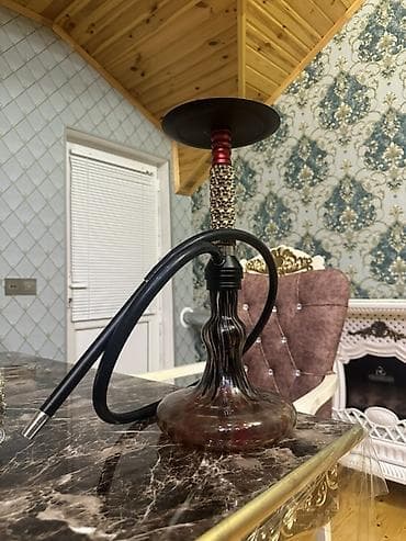 Şişa (nargilə) dəsti - Komplekt tərkibi: şüşə kolba, metal gövdə lalafo.az -da Şişa (nargilə) dəsti - Komplekt tərkibi: şüşə kolba, metal gövdə