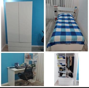 Oğlan və qız üçün, İşlənmiş, Təknəfərlik çarpayı, Dolab, Yazı masası lalafo.az -da Oğlan və qız üçün, İşlənmiş, Təknəfərlik çarpayı, Dolab, Yazı masası