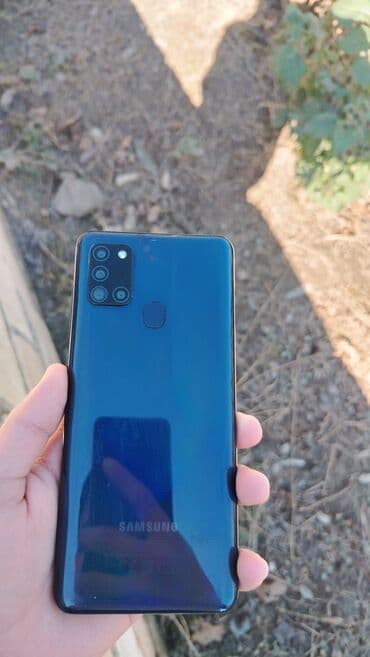 Samsung Galaxy A21S, rəng - Mavi, Barmaq izi lalafo.az -da Samsung Galaxy A21S, rəng - Mavi, Barmaq izi