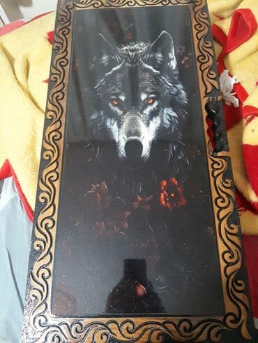 Qoz ağacı nərd dəsti – “Canavar” dizaynlı - Material: laklı ağac lalafo.az -da Qoz ağacı nərd dəsti – “Canavar” dizaynlı - Material: laklı ağac