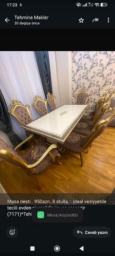 8 стульев at lalafo.az 8 стульев