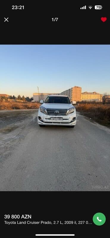 Toyota Land Cruiser Prado: 2.7 l | 2009 il Ofrouder/SUV lalafo.az -da Toyota Land Cruiser Prado: 2.7 l | 2009 il Ofrouder/SUV