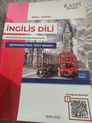 Ingilis dili kaspi qrammatika test bankı 2022 lalafo.az -da Ingilis dili kaspi qrammatika test bankı 2022