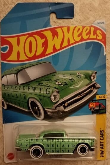 Hot Wheels – HW Art Cars seriyası, 121/250, 6/10 Model: ’57 Chevy - lalafo.az -da Hot Wheels – HW Art Cars seriyası, 121/250, 6/10 Model: ’57 Chevy -