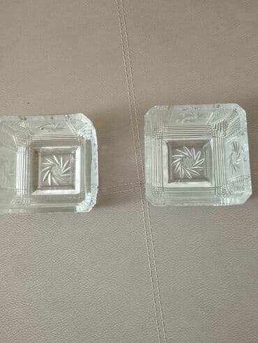 Xрусталь конфетницы 2 штуки lalafo.az -da Xрусталь конфетницы 2 штуки