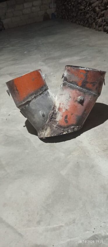 turb az: Metal “Y” formalı boru keçidi - Material: qalın metal (polad) lalafo.az -da — 2 turb az: Metal “Y” formalı boru keçidi - Material: qalın metal (polad) — 2