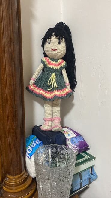 Əl işi toxunma kukla - Material: akril/izə; amigurumi texnikası ilə lalafo.az -da Əl işi toxunma kukla - Material: akril/izə; amigurumi texnikası ilə