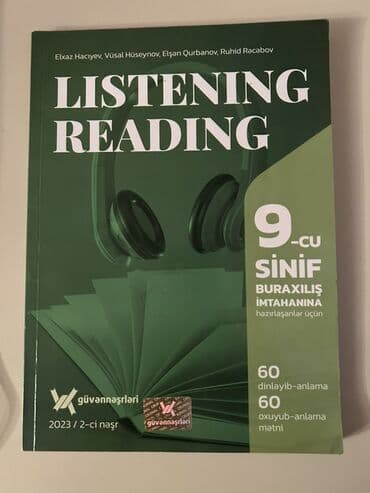 Məhsul: “Listening & Reading” hazırlıq kitabı - Müəlliflər: Elxaz lalafo.az -da Məhsul: “Listening & Reading” hazırlıq kitabı - Müəlliflər: Elxaz