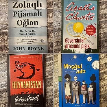Kitablar münasib qiymətə satılır, metroya çatdırılma var lalafo.az -da Kitablar münasib qiymətə satılır, metroya çatdırılma var