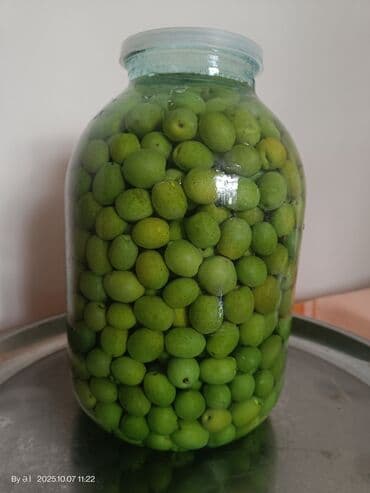 3l Yaşıl zeytun turşusu - Şüşə bankada bütöv yaşıl zeytunlar - Təbii lalafo.az -da 3l Yaşıl zeytun turşusu - Şüşə bankada bütöv yaşıl zeytunlar - Təbii