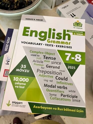 Məhsul: “English Grammar 7-8” – Vocabulary • Tests • Exercises lalafo.az -da Məhsul: “English Grammar 7-8” – Vocabulary • Tests • Exercises