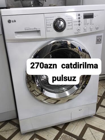 Paltaryuyan maşın LG, 6 kq, Avtomat, Qurutmasız lalafo.az -da Paltaryuyan maşın LG, 6 kq, Avtomat, Qurutmasız