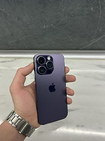 IPhone 14 Pro, 128 GB, Deep Purple, Face ID lalafo.az -da IPhone 14 Pro, 128 GB, Deep Purple, Face ID