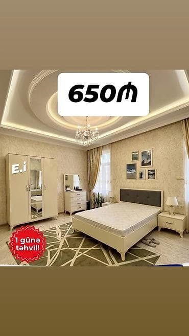 Yataq otağı mebel dəsti Tərkibi: - 2 qapılı şkaf, orta hissədə lalafo.az -da Yataq otağı mebel dəsti Tərkibi: - 2 qapılı şkaf, orta hissədə